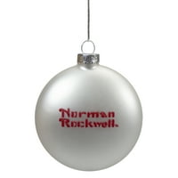 Северна светлина 3 Норман Роквел Божиќно изненадување Орнамент за стакло