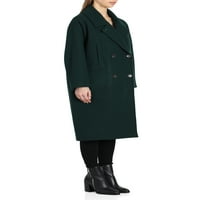 Бадгли Мишка Камерон со двојно гради волна палто
