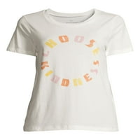 Греј од Грејсон Социјална женска инспиративна графичка маица со кратки ракави