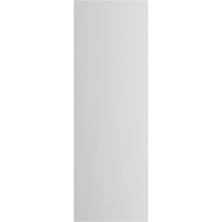 Ekena Millwork 3 4 W 93 H TRUE FIT PVC, два табла врамени од табла-n-batten ролетни, бели