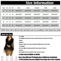 Летни Фустани За Жени V-Вратот Мода Мини Печатени Обвивка Долг Ракав Фустан Црна XL
