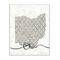 Stuple industries ohio во форма на сива државна плакета на државата на САД од Ziwei li
