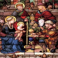 Обожавање на Божиќните картички Маги виолончело