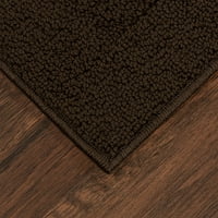 Главни теми Дилан Дијамант Традиционален килим со акцент на кафеав затворен простор, 2'6 x3'10