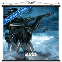 Војна на ѕвездите: Непријателски Ѕиден Постер Со Една Бура Со Дрвена Магнетна Рамка, 22.375 34