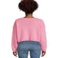 Сонувачи по деби женски плетен џемпер, средна тежина