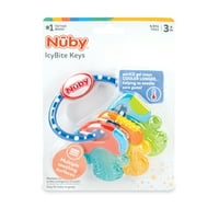 Nuby Icybite Текстура И Смирувачки Заби За Бебе, Разнобојни Клучеви